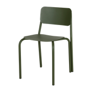 Chaise de jardin en acier vert forêt 72,8cm Kei - noo.ma