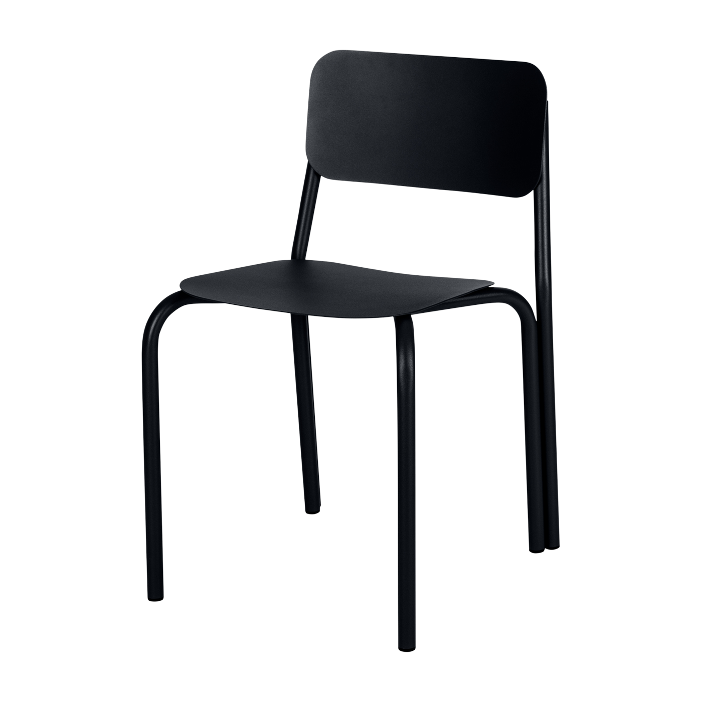 Sedia da giardino Kei 72, 8 cm in acciaio nero vulcanico noo. ma