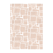 4 lés de papier peint intissé beige 192x270cm Dédales - Edito