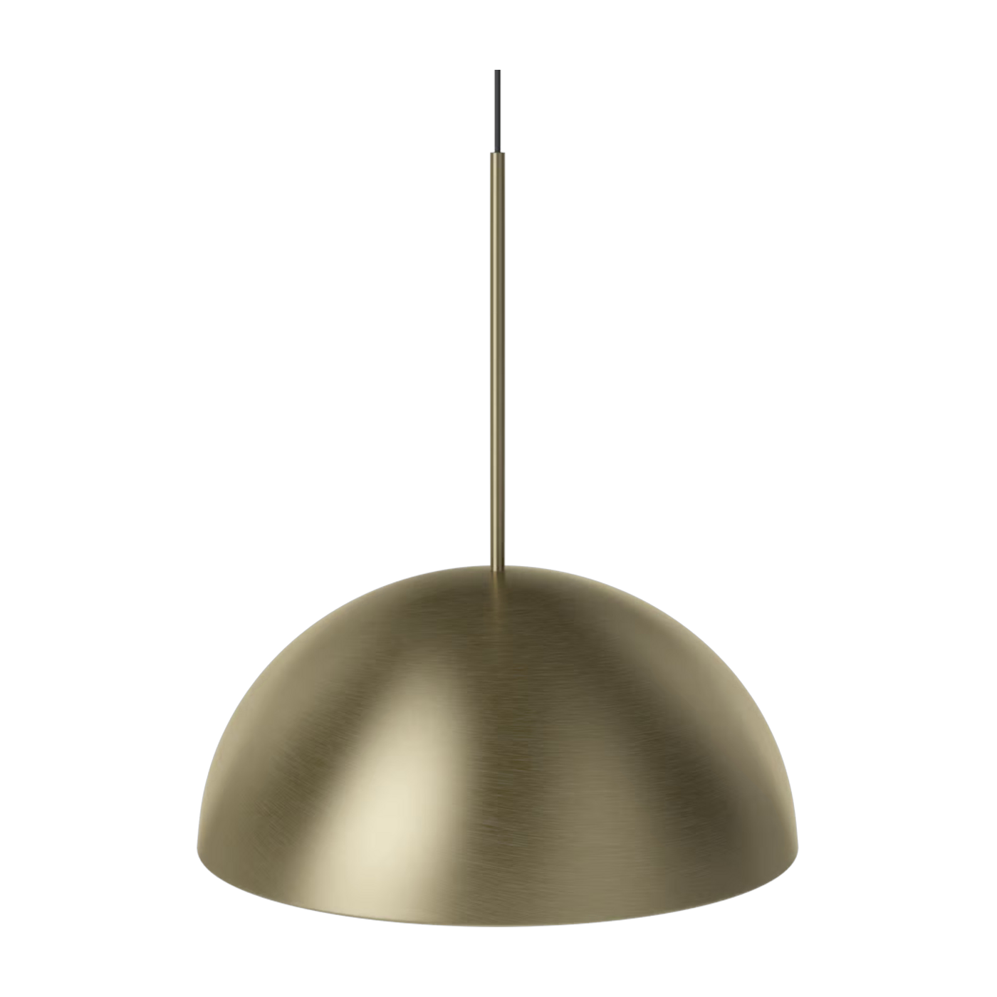 Hanging lamp in brass-plated iron mat 60cm Aluna - Bolia