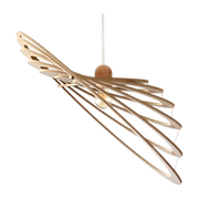 Kit lámpara colgante Comets 75cm lino y madera - RIF
