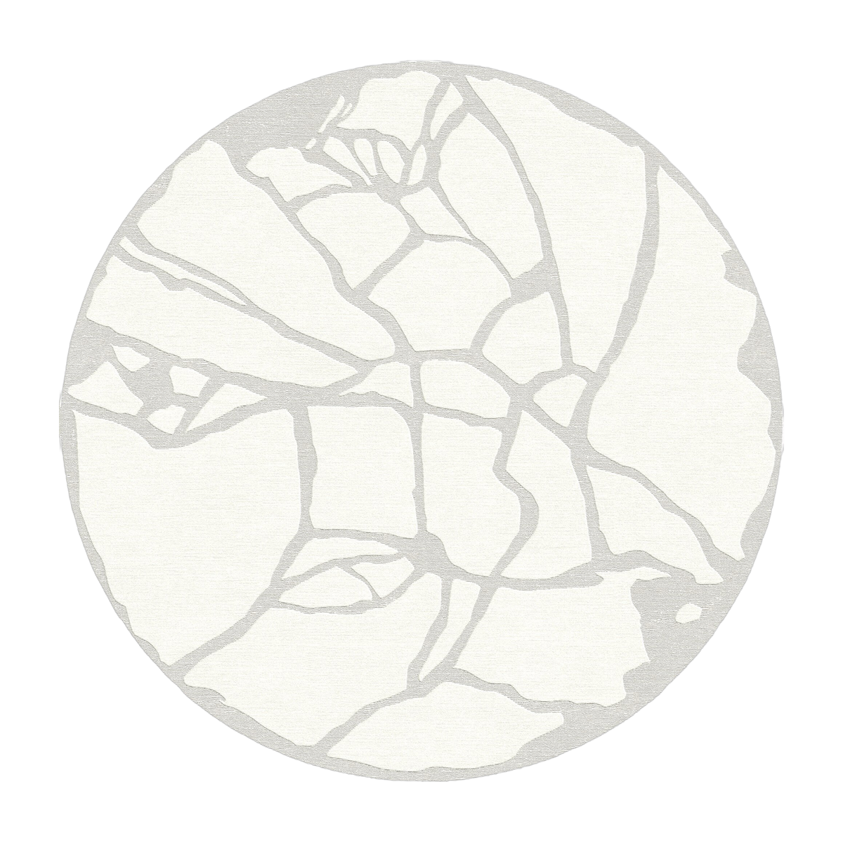 Tapis rond en laine et soie végétale 200 cm Bill - SON-TAPIS