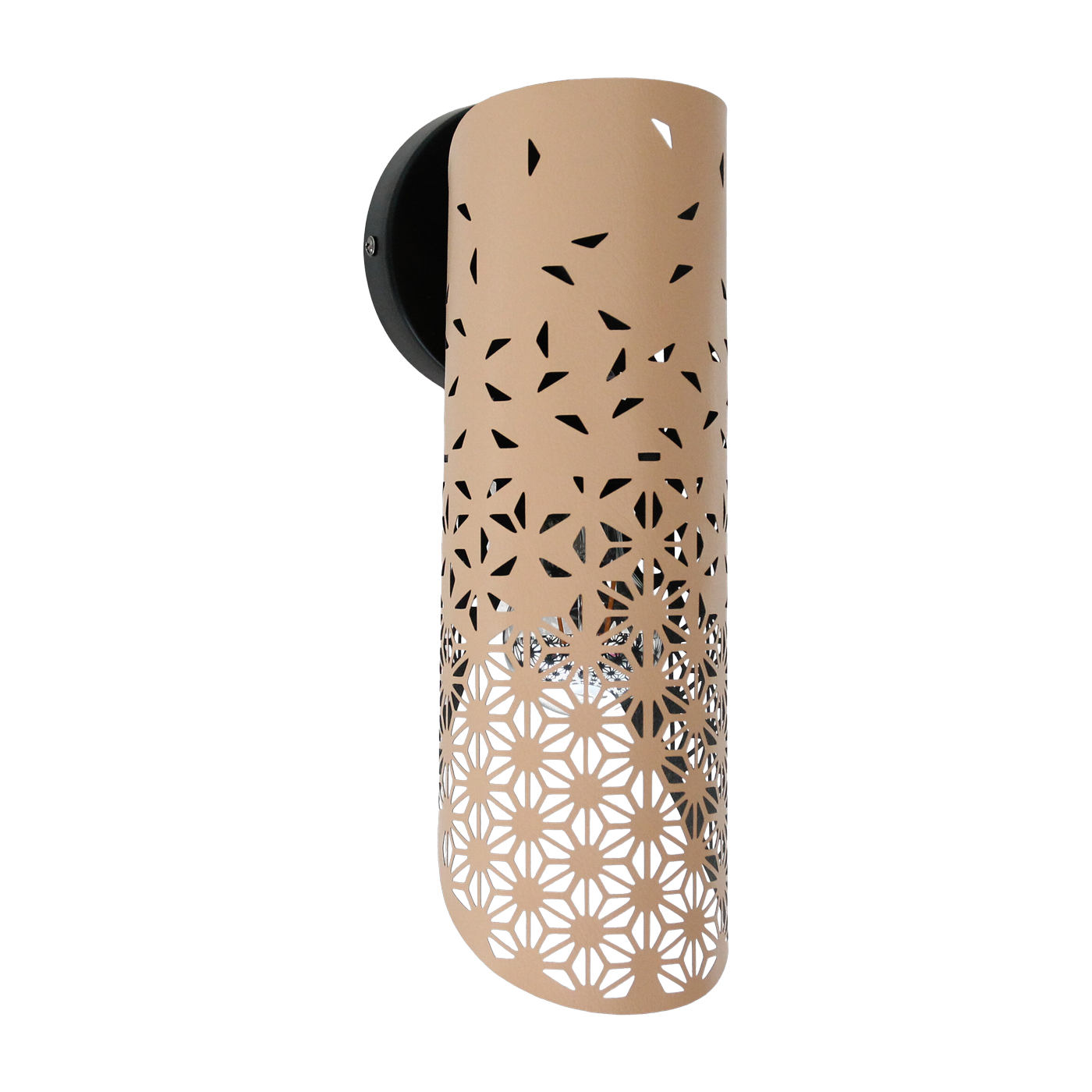 Lampada da parete in pelle beige da 31 cm Envole-moi - RIF