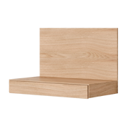 Bureau Tana mueble alto rectangular roble 47x85cm - New Works