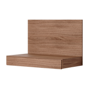 Bureau mural rectangulaire en noyer 47x85cm Tana - New Works