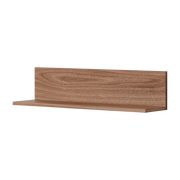 Tana Estante de pared rectangular en nogal 75x19cm - New Works