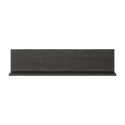 Rectangular wall shelf in black-stained ash 75x19cm Tana - New Works