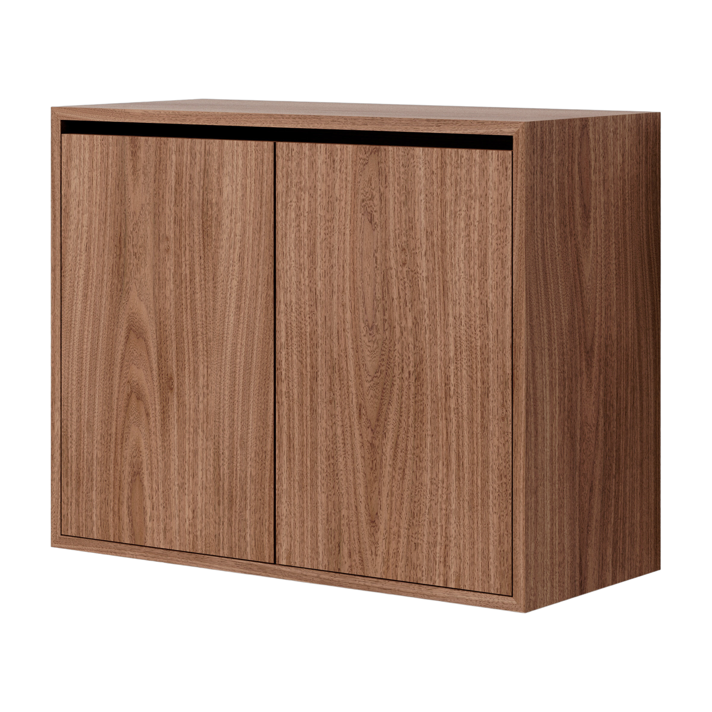 Commode haute avec portes en noyer 62,4cm - New Works