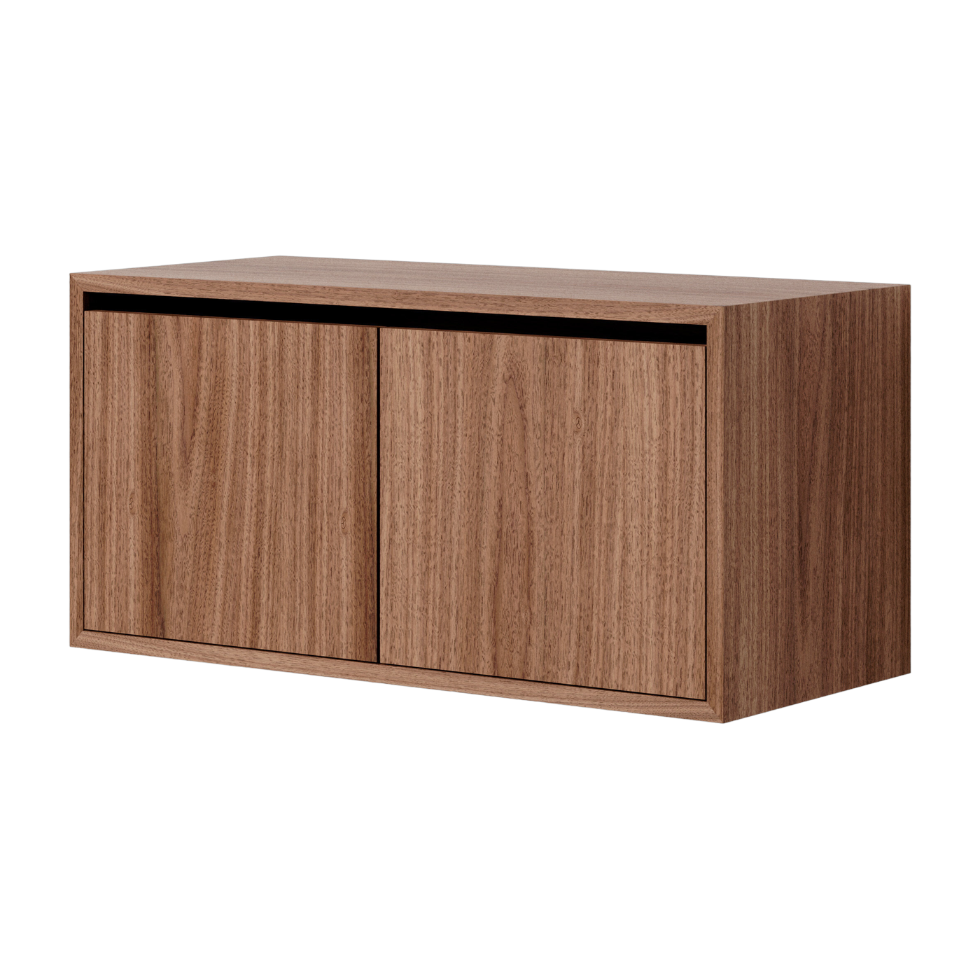 Armario bajo con puertas nogal 38, 4cm - New Works