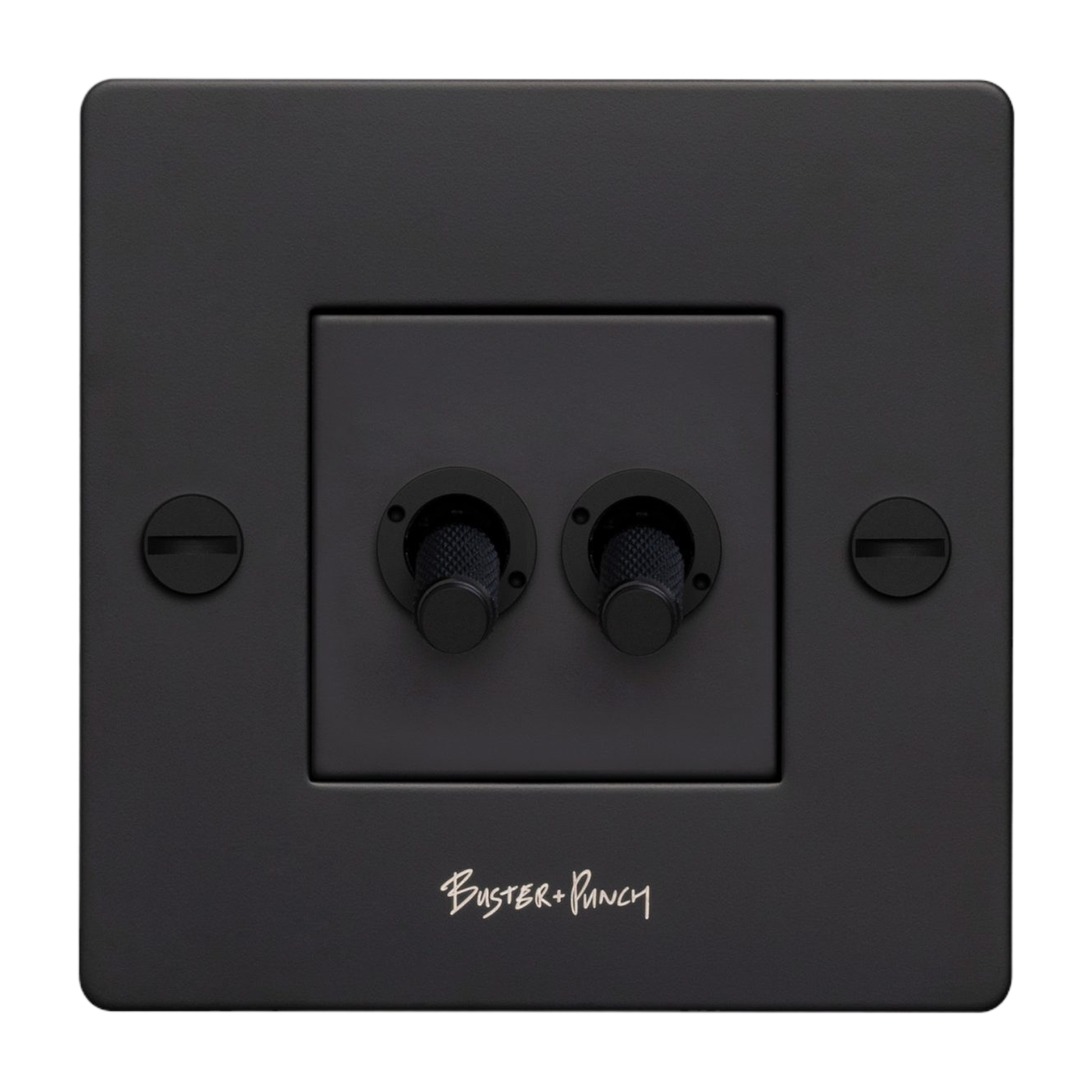+ Interruptor basculante 2G, negro - Buster Punch
