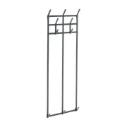 Wandgarderobe aus anthrazitfarbenem Stahl 33, 5x5x100cm Tape -. Hay