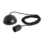 Cord Cavo di sospensione in tessuto nero morbido da 400 cm Common Set - Hay
