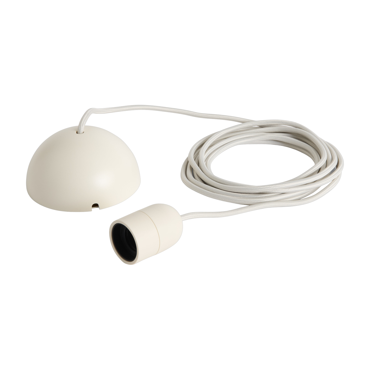 كابل تعليق بنسيج أبيض طيني 400 سم Common Cord Set - Hay