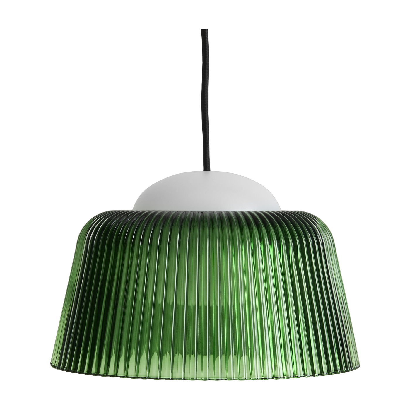 تعليق زجاجي أخضر زجاجة 24.5x12.3 سم Brim - Hay
