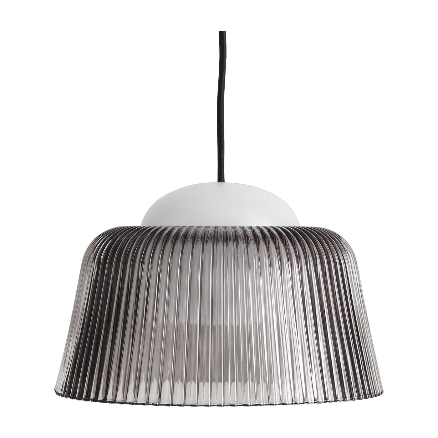 تعليق زجاجي رمادي مدخن 24.5x12.3 سم Brim - Hay