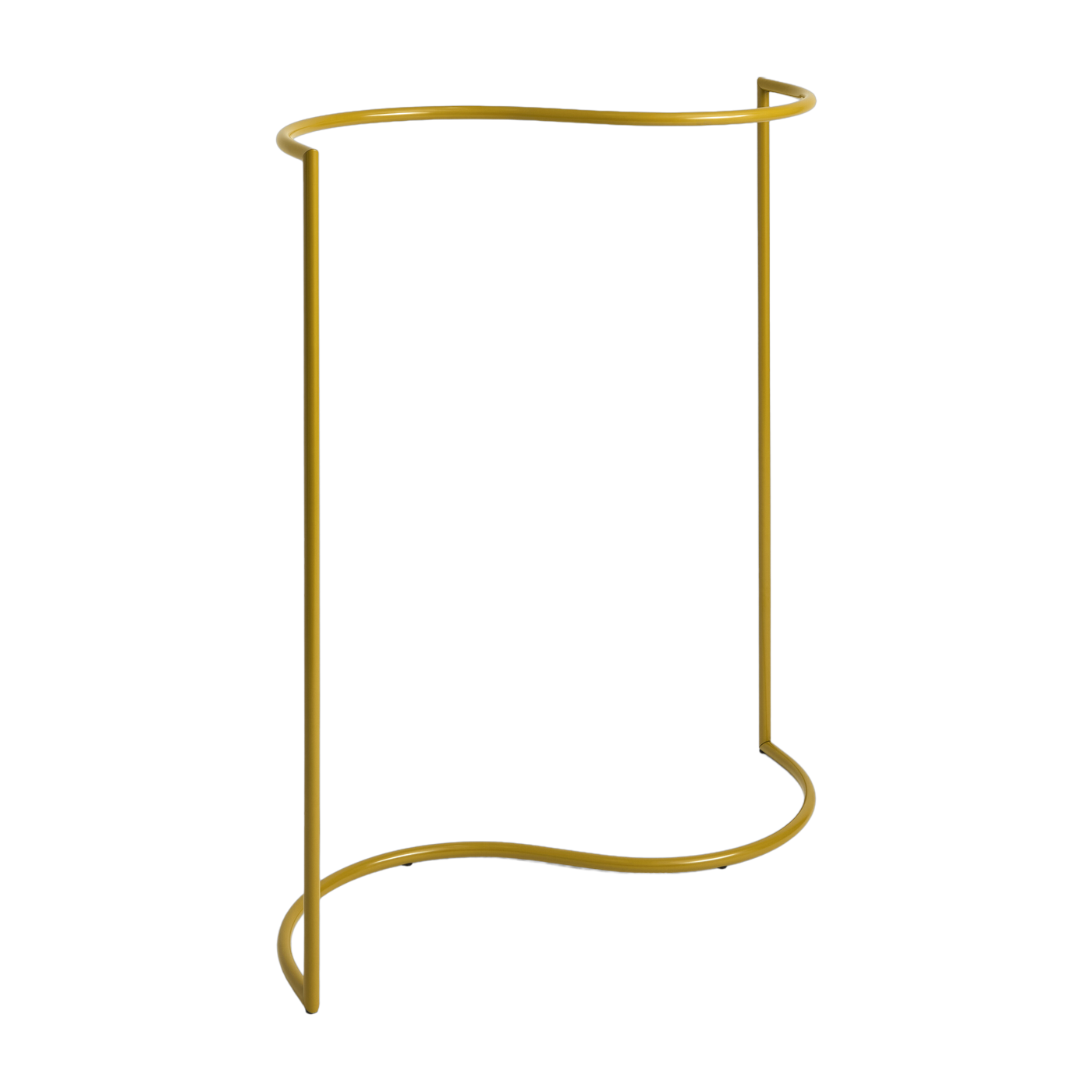 Mustard yellow steel coat rack 144x60x150cm Colour Rack S - Hay