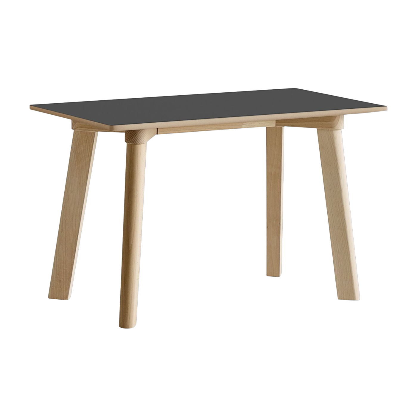 Bank aus Schichtholz steingrau und Buche natur 75x35x45cm CPH zwei 215 2. 0 - Hay