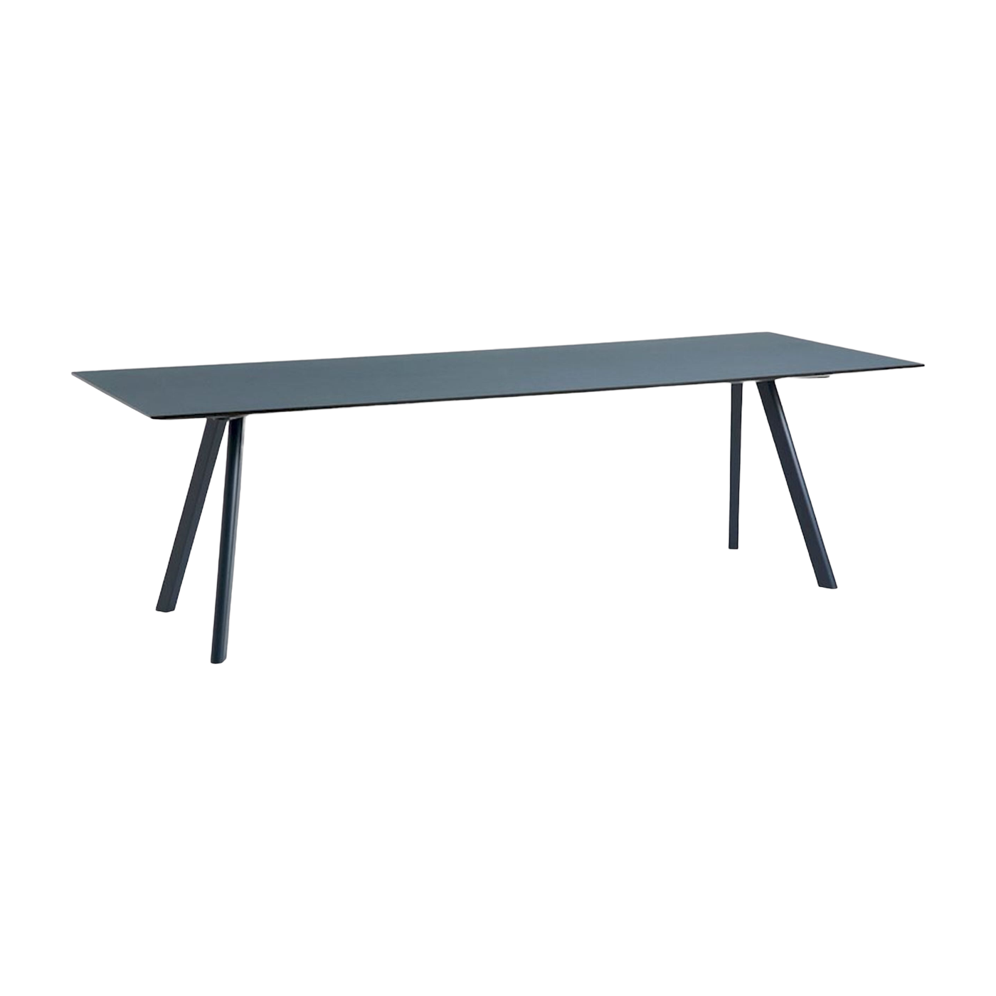 CPH Tavolo rettangolare in rovere blu scuro e linoleum blu fumé 250x90x74cm 30 2. 0 - Hay