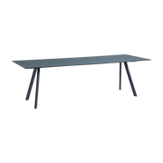Rectangular table in dark blue oak and smoked blue linoleum 250x90x74cm CPH 30 2. 0 - Hay
