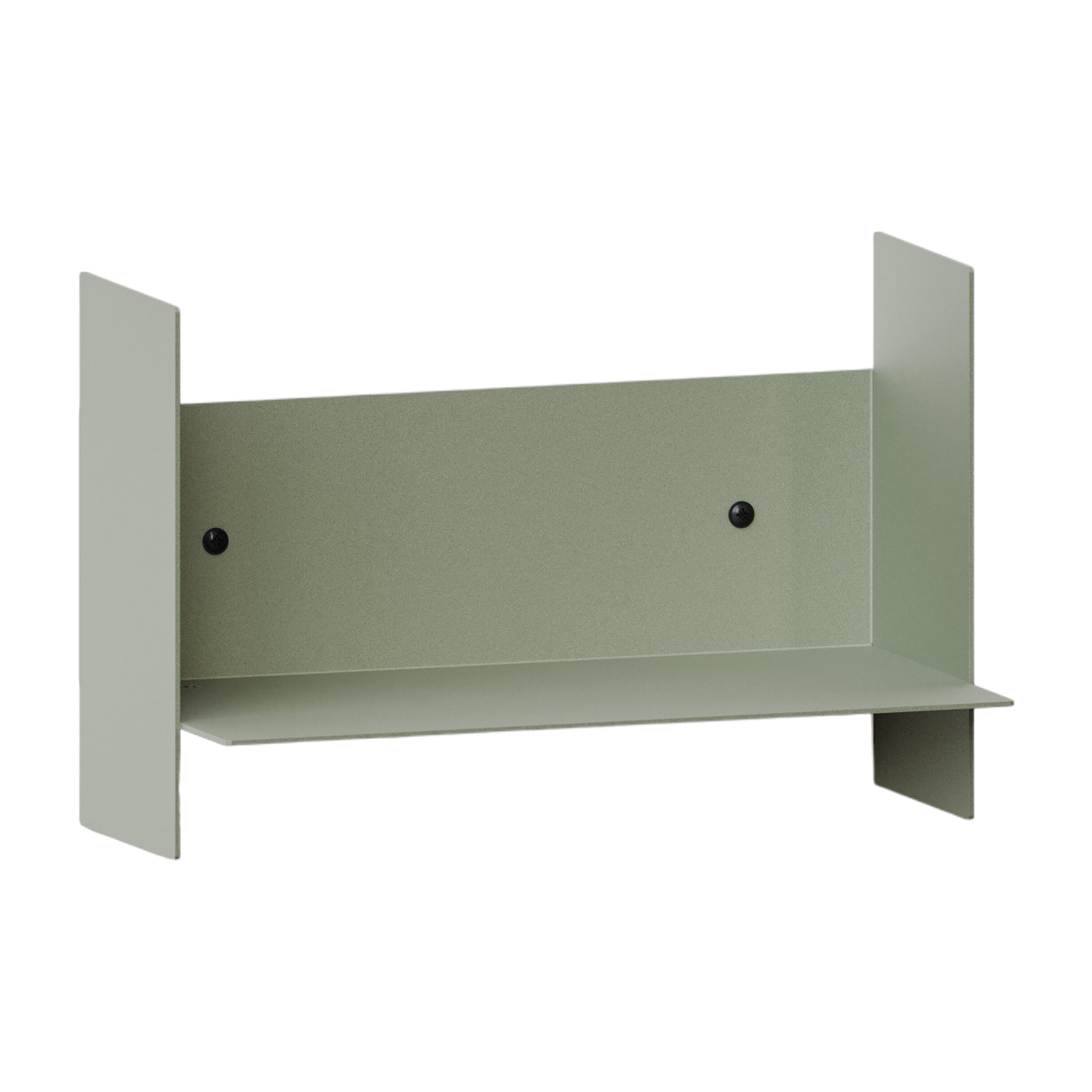 Estante de pared de acero gris eucalipto 30cm Pli - Tiptoe
