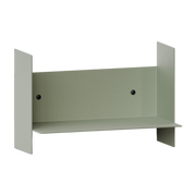 Etagère murale en acier gris eucalyptus 30cm Pli - Tiptoe