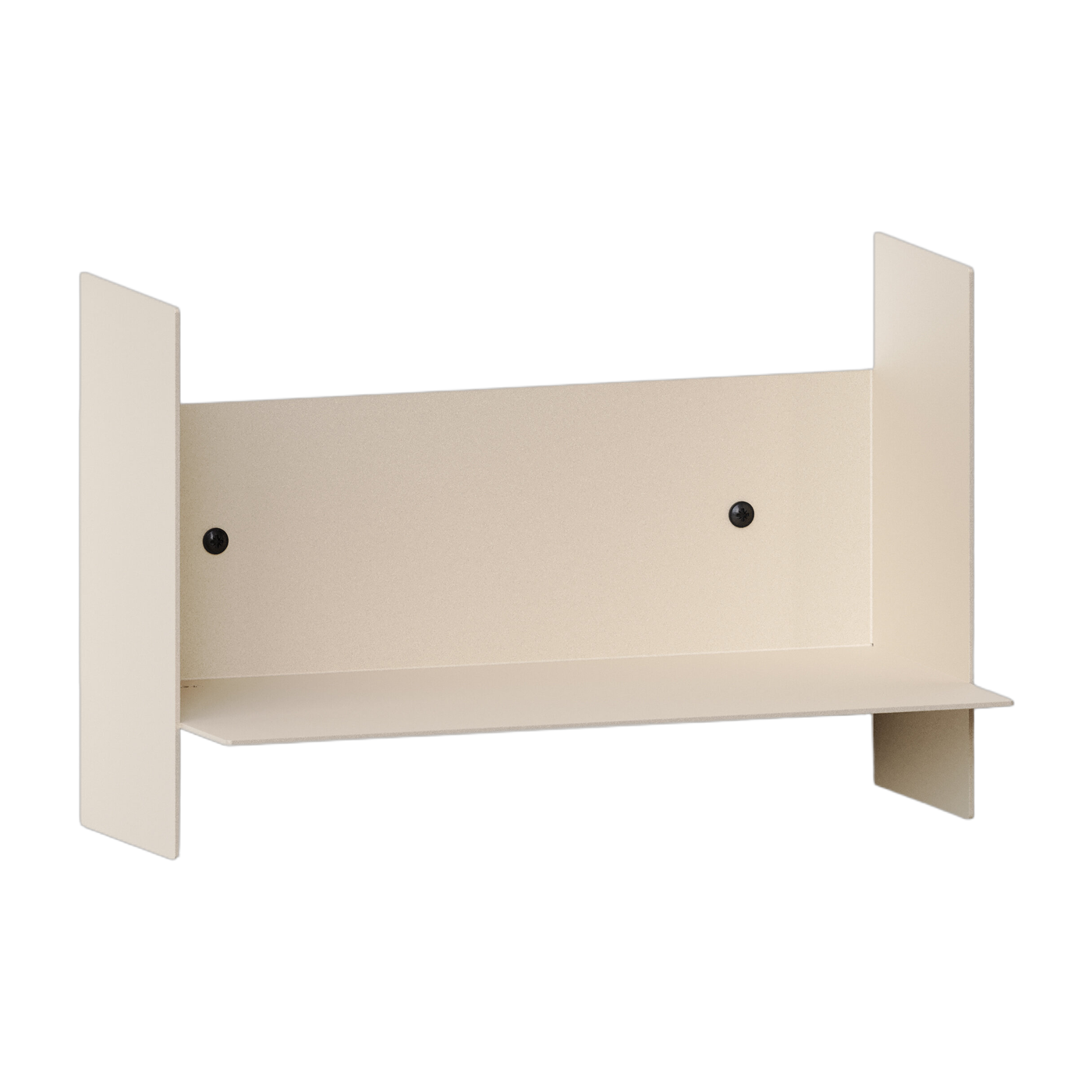 Estante de pared de acero blanco crema 30cm Pli - Tiptoe