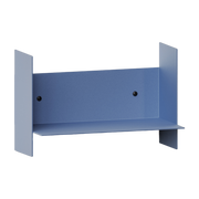 Etagère murale en acier bleu rock 30cm Pli - Tiptoe
