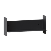Etagère murale en acier noir graphite 45cm Pli - Tiptoe