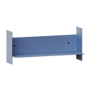 Etagère murale en acier bleu rock 45cm Pli - Tiptoe