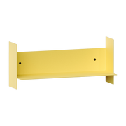 Etagère murale en acier jaune napoli 45cm Pli - Tiptoe