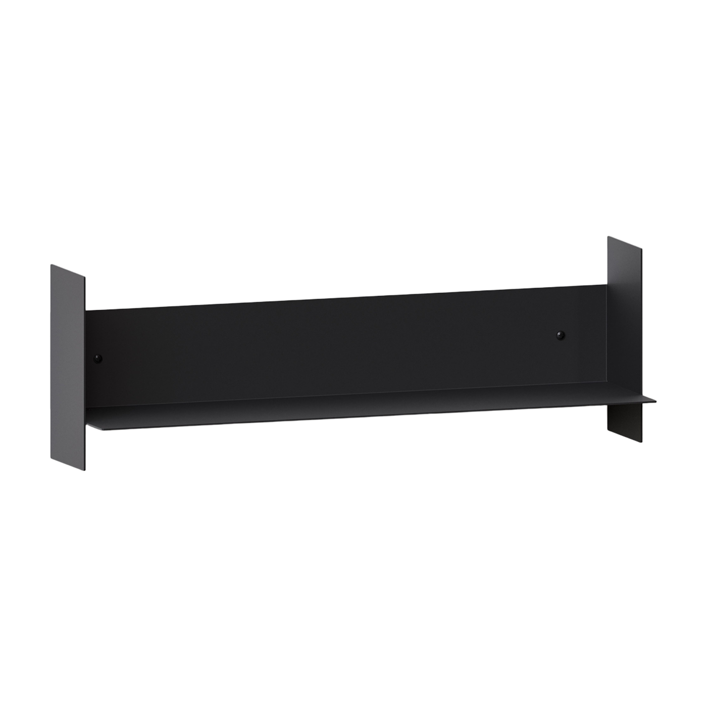 Estante de pared de acero negro grafito 60cm Pli - Tiptoe