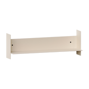 Wall-mounted shelf in cream-white steel 60cm Pli - Tiptoe