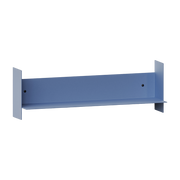 Etagère murale en acier bleu rock 60cm Pli - Tiptoe
