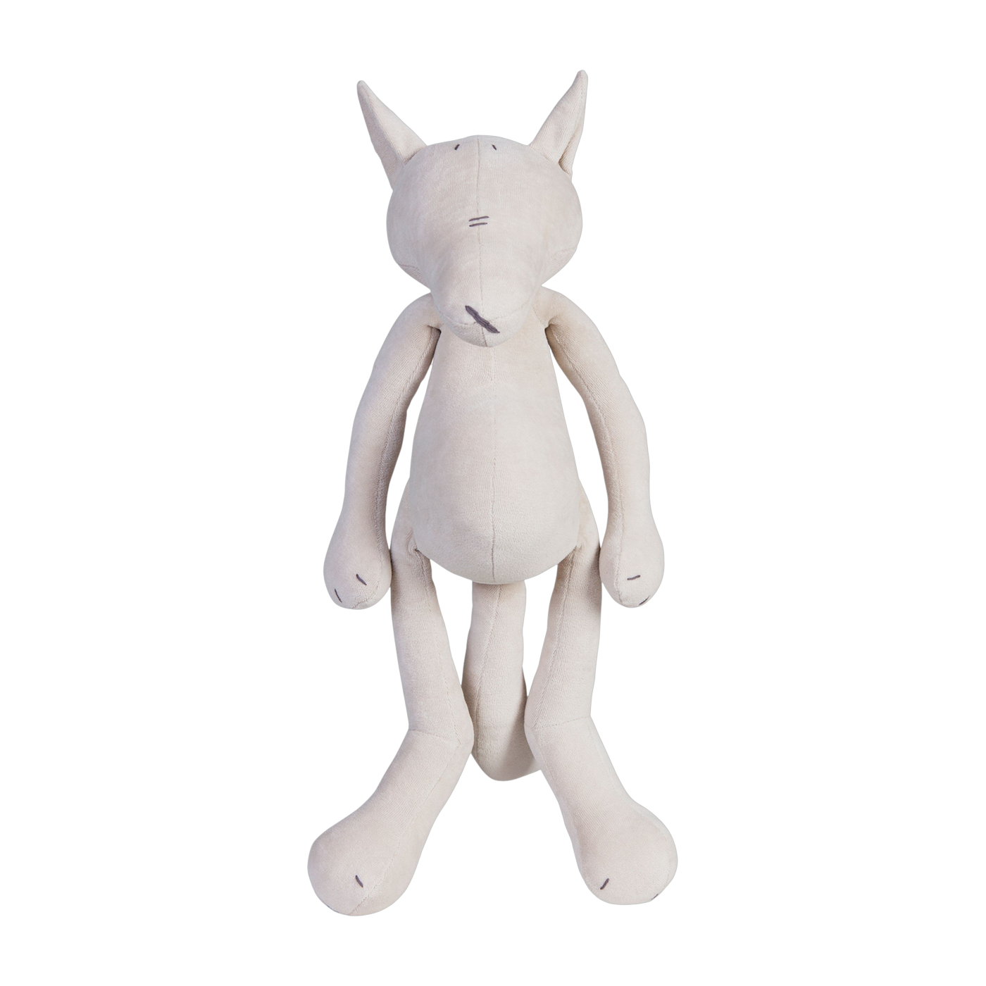 Peluche loup sable Piotr - Adada