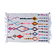 Teppich berbère aus mehrfarbiger Schafwolle 300x200cm 1 -. THEM