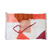 Teppich berbère aus mehrfarbiger Schafswolle 250x150cm 9 -. THEM
