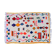 Tapis berbère en laine de mouton multicolore 300x200cm 11 - THEM