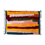 Tapis berbère en laine de mouton multicolore 250x150cm 12 - THEM