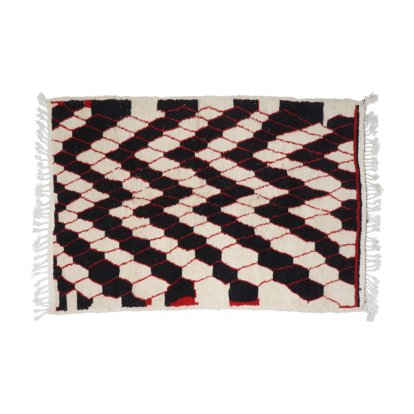Tapis berbère en laine de mouton multicolore 230x150cm 13 - THEM