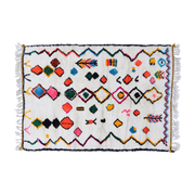 Carpet berbère in multicolored sheep wool 300x200cm 28 - THEM
