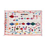 Carpet berbère in multicolored sheep wool 300x200cm 30 - THEM