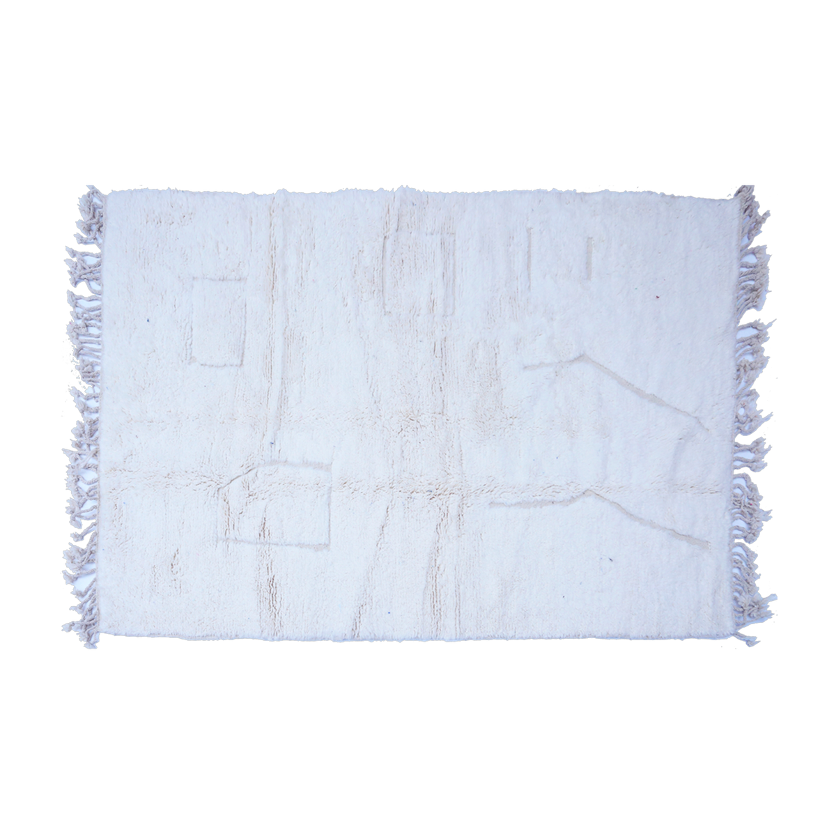 Tapis berbère en laine de mouton multicolore 300x200cm 49 - THEM