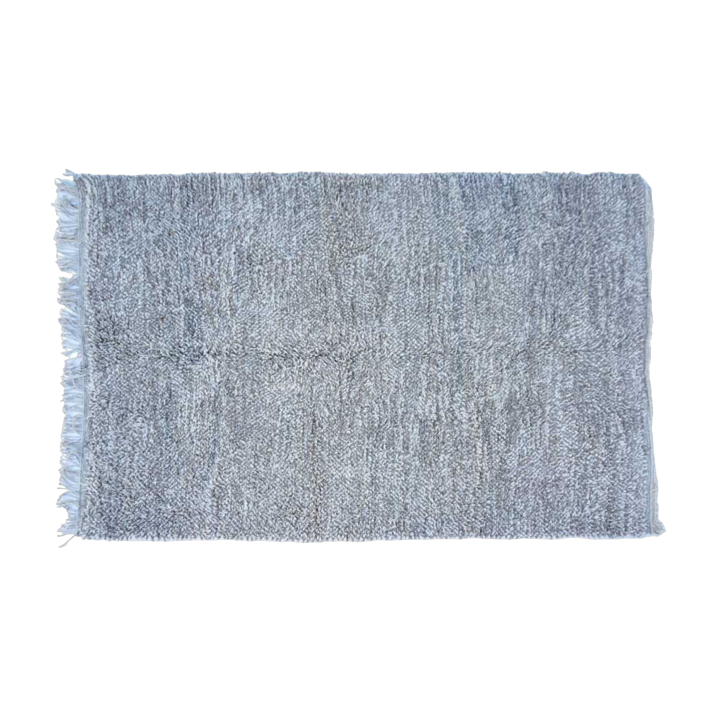 Carpet berbère in grey sheepswool 230x150cm 61 - THEM