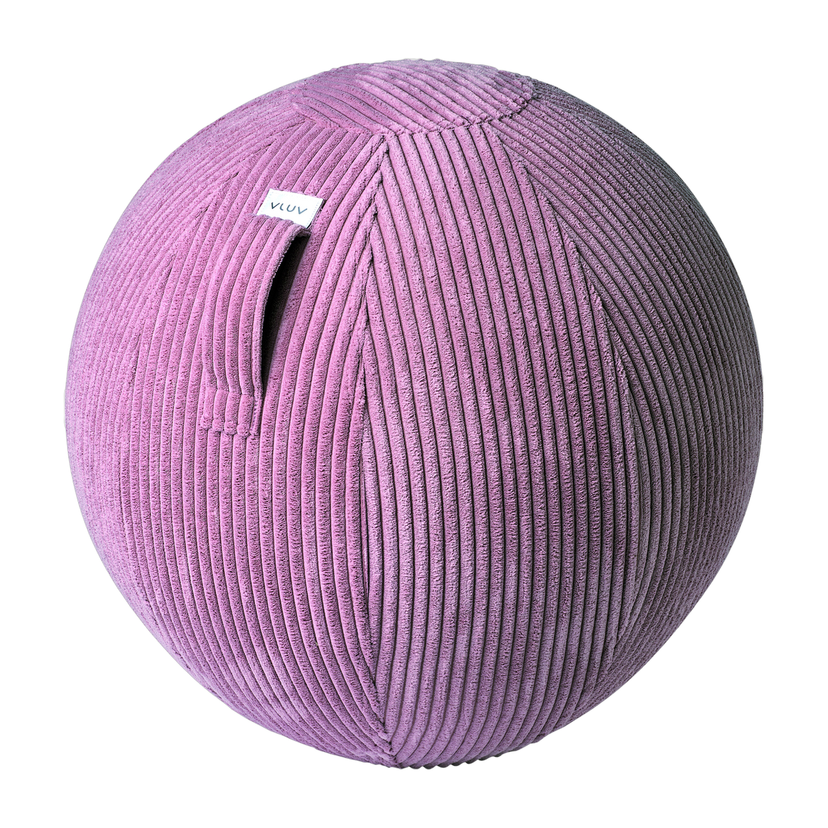 Seduta ergonomica in velluto di palissandro da 50 cm Vlip - VLUV