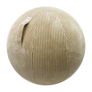 Siège ergonomique en velours beige 60cm Vlip - VLUV