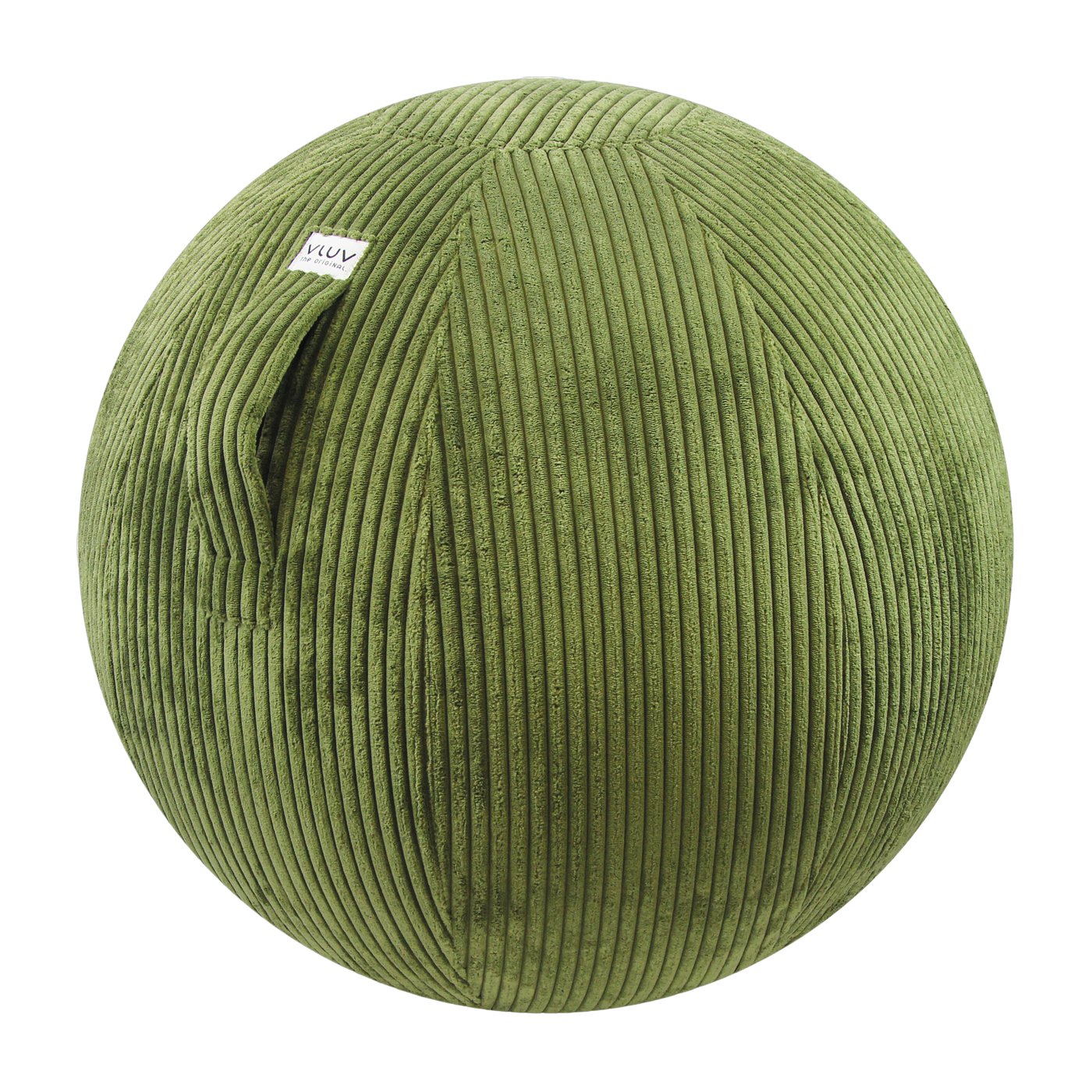 Siège ergonomique en velours olive 60cm Vlip - VLUV