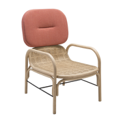 rotin corail Plus Sillón en captura 95x76cm - ORCHID EDITION