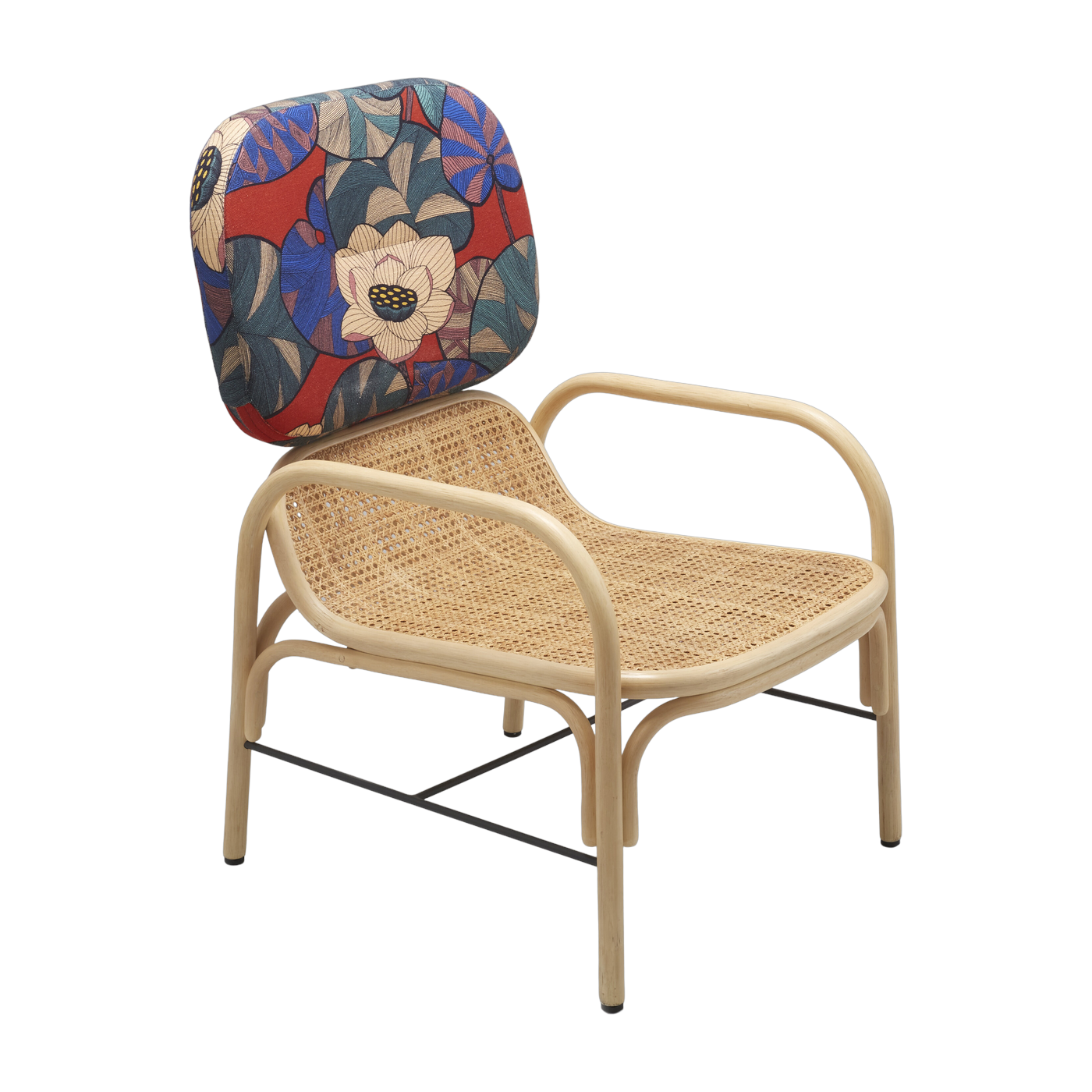Armchair in rotin idris 95x76cm Plus - ORCHID EDITION