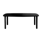 Tottorino black mdf dining table 180cm - Driade