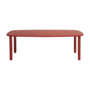 Red mdf dining table 220cm Tottorino - Driade